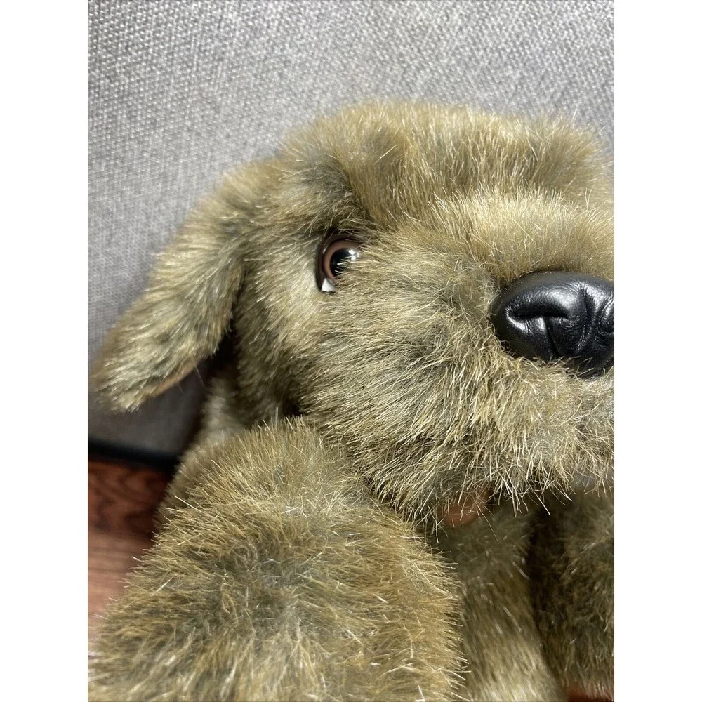 Folkmanis Sitting Dog Hand Puppet, Brown Excellent Condition